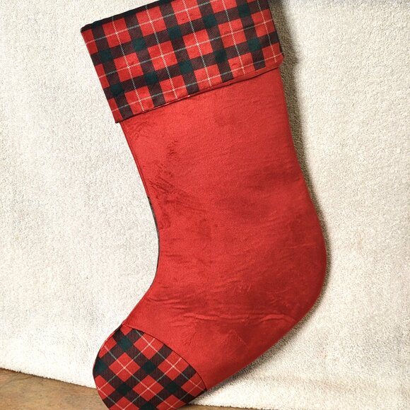 Disney Parks Star Wars Holiday Luke Skywalker Darth Vader Christmas Stocking NWT - Picture 4 of 5